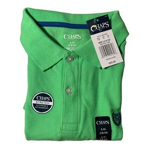 Chaps Youth Shirt - Large (14/16) - Kiwi Lime - brand new